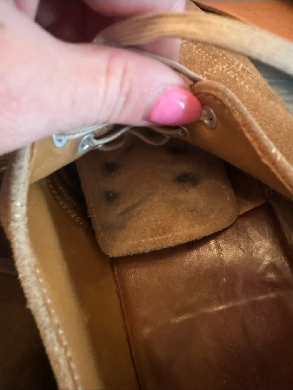 Men's Suede Derby Shoes in Light Brown Brooks brothers - Picture 3 of 6